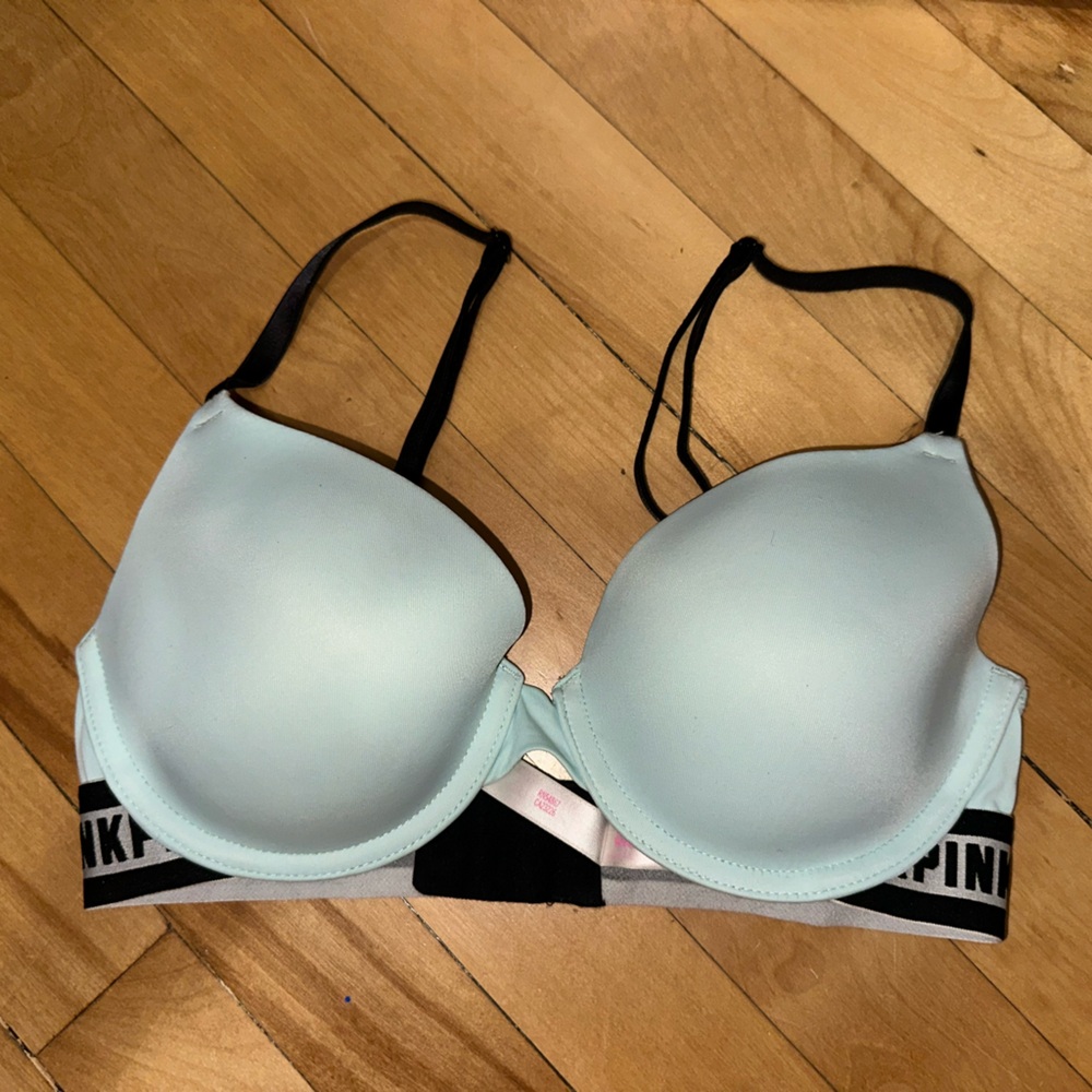 PINK Victoria's Secret Light Teal Bra